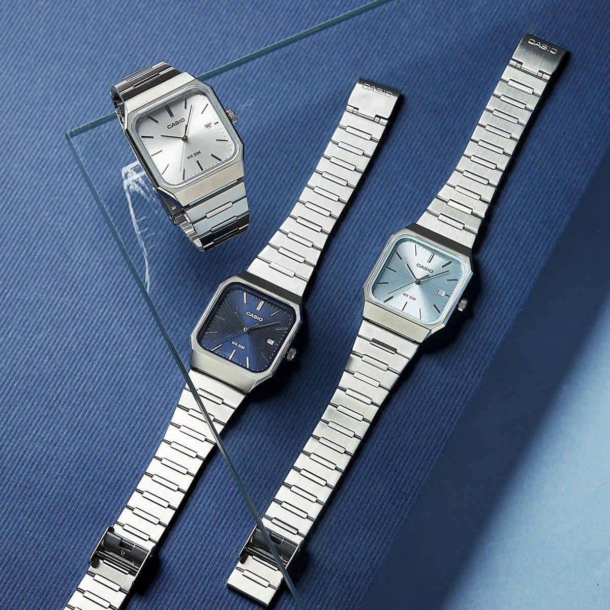 CASIO MTP-B185D-7AV 手錶 銀色 #5