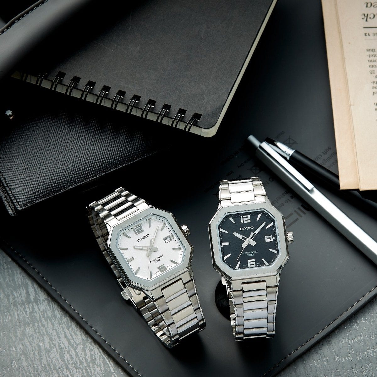 CASIO MTP-B195D-7AV 手錶 銀色 #2