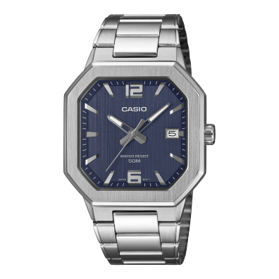 【新品】希少 CASIO カシオ 腕時計 海外モデルMTP B195D シルバー MTP-B195D-1AV | CASIO