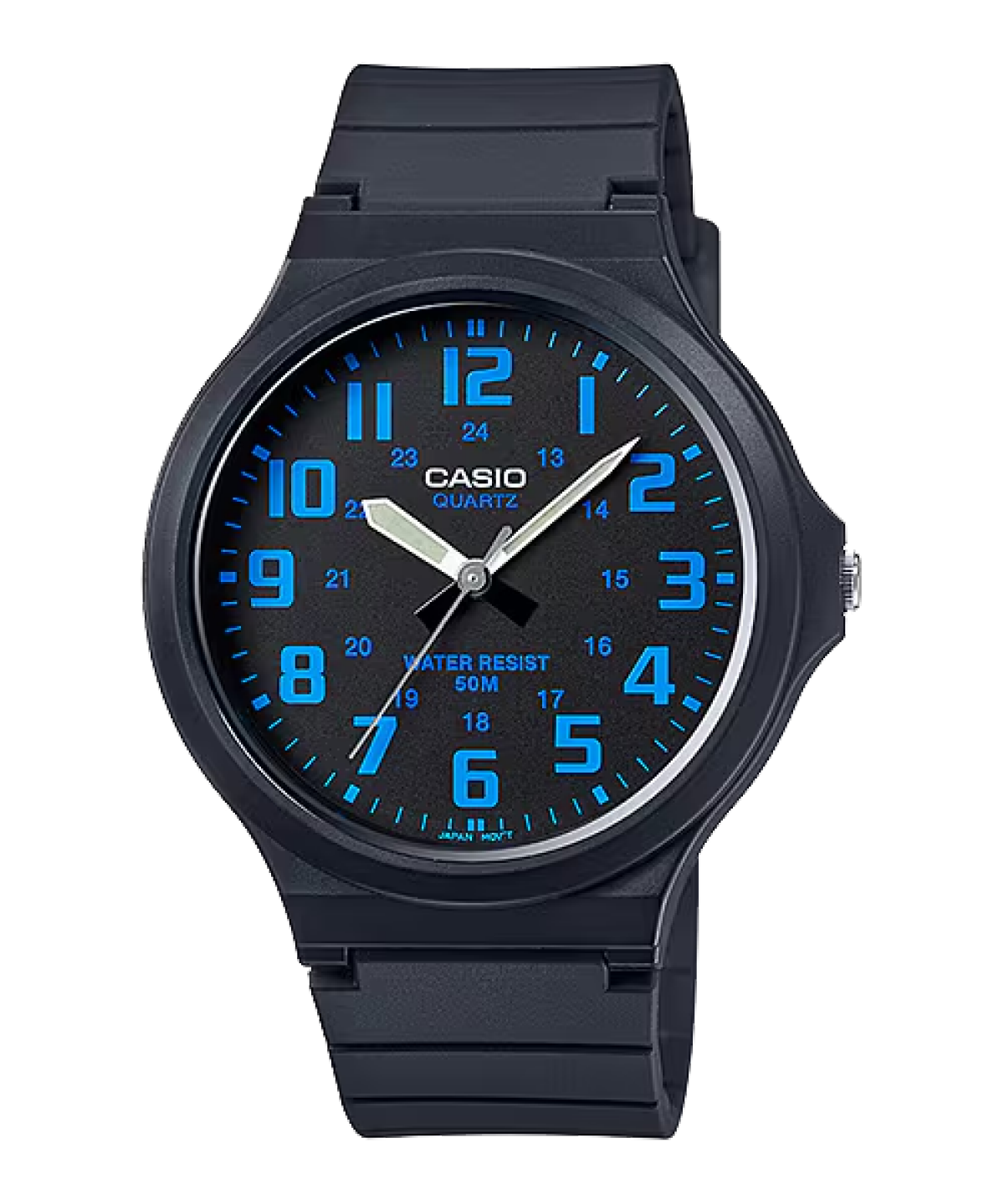 CASIO MW-240-2BV 手錶 藍色、淺藍色 #1