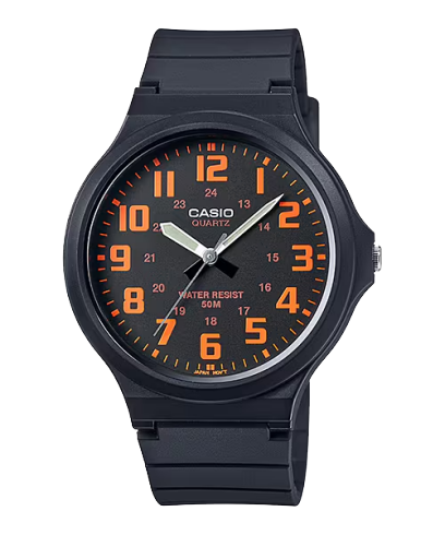 CASIO MW-240-4BV 手錶 黑色 #1