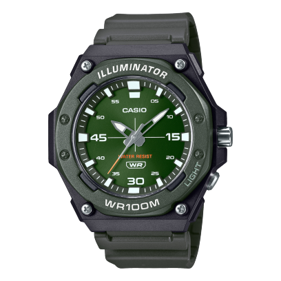 CASIO MW-620H-3AV 手錶 綠色 #1