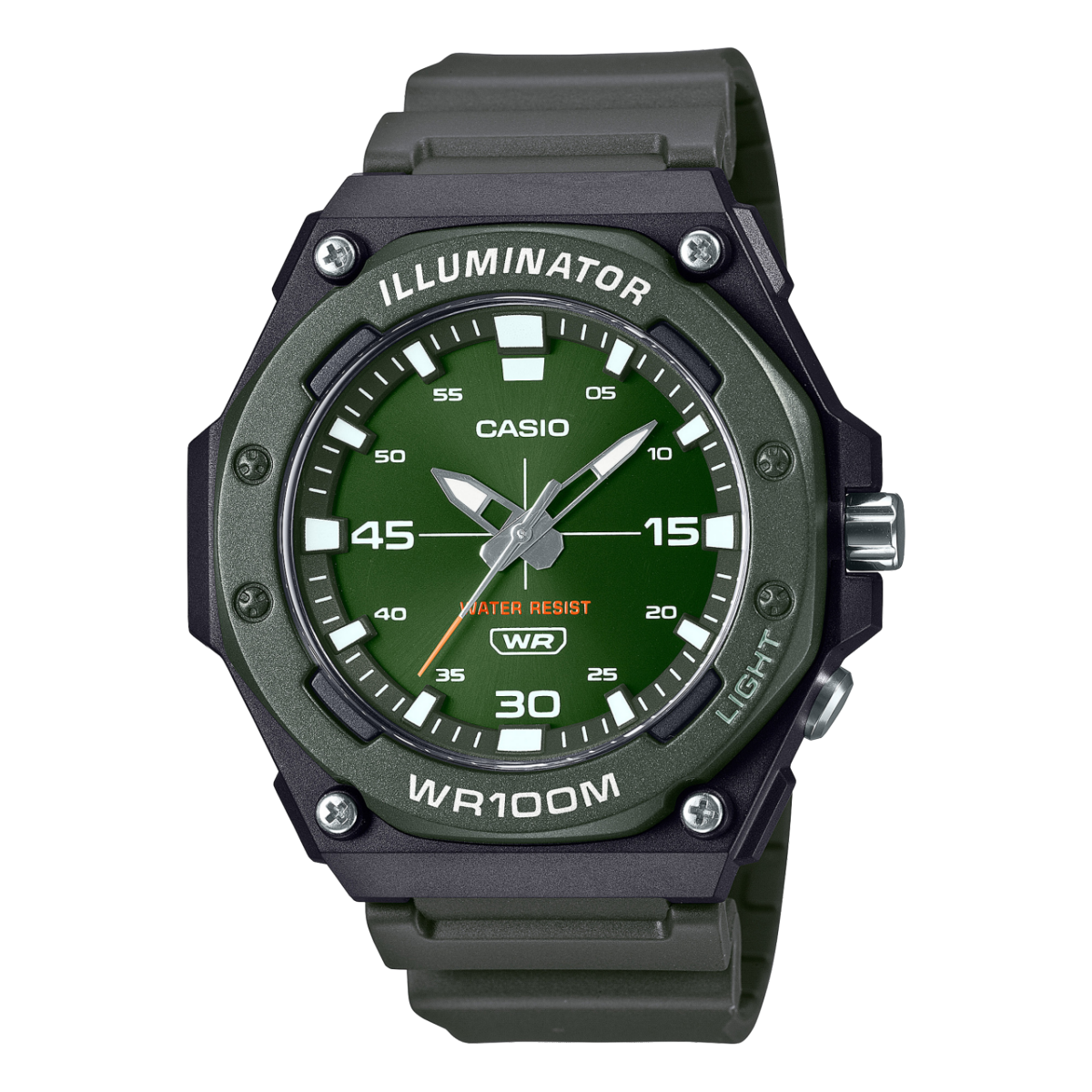 CASIO MW-620H-3AV 手錶 綠色 #1