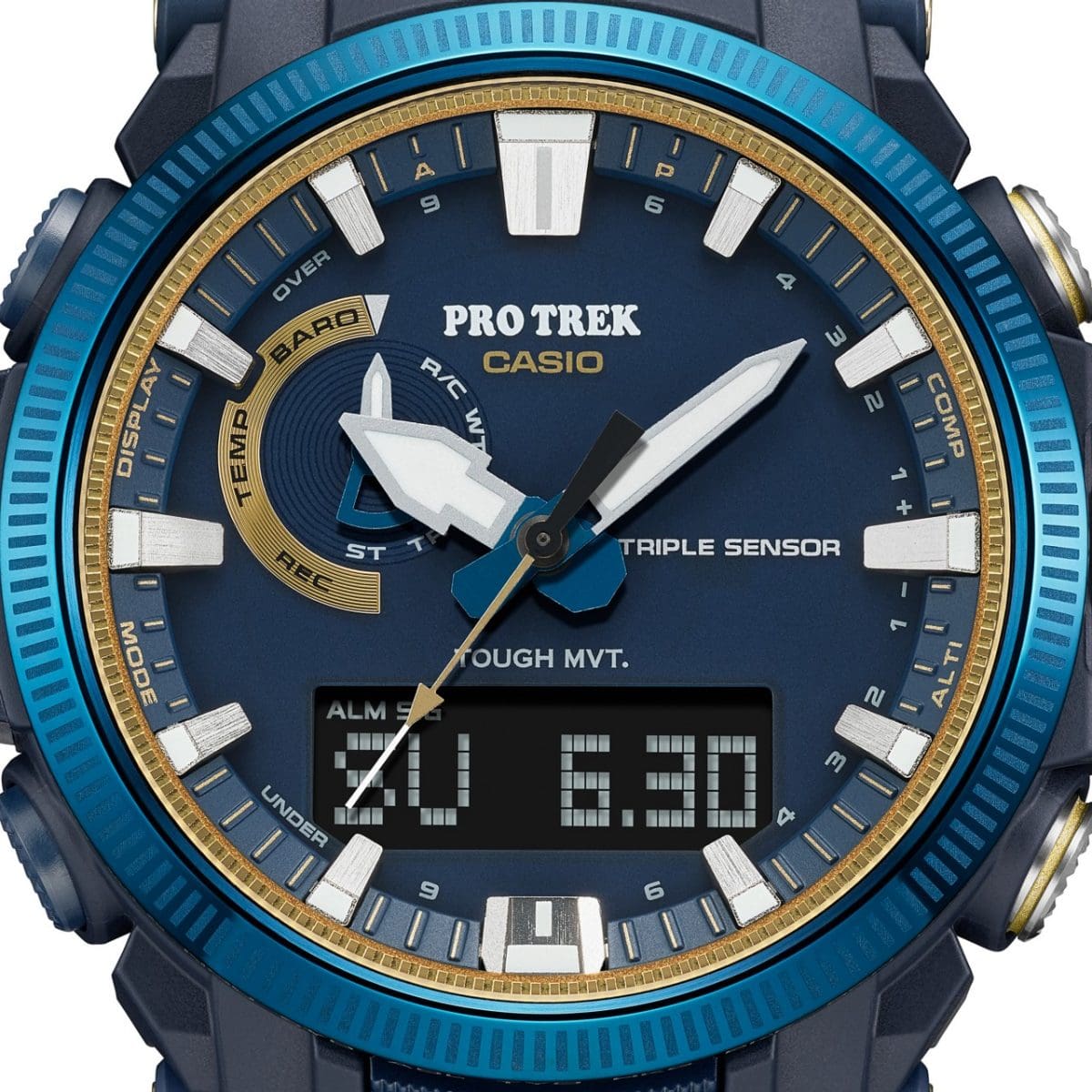 PRO TREK PRW-61SS-2 手錶 藍色、淺藍色 #9
