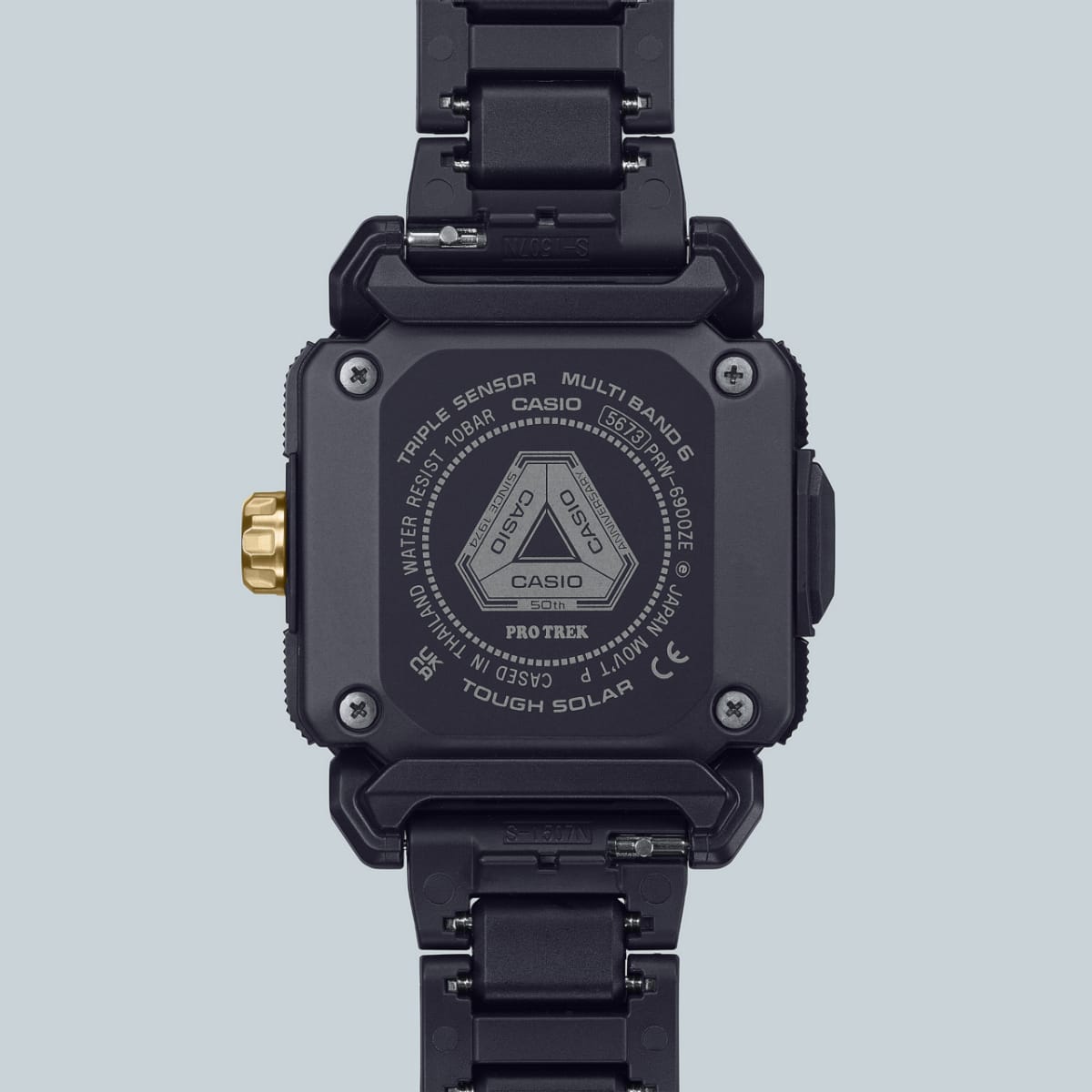 PRW-6900ZE-1 紀念 Casio 手錶 50 週年的特殊背蓋設計 #3