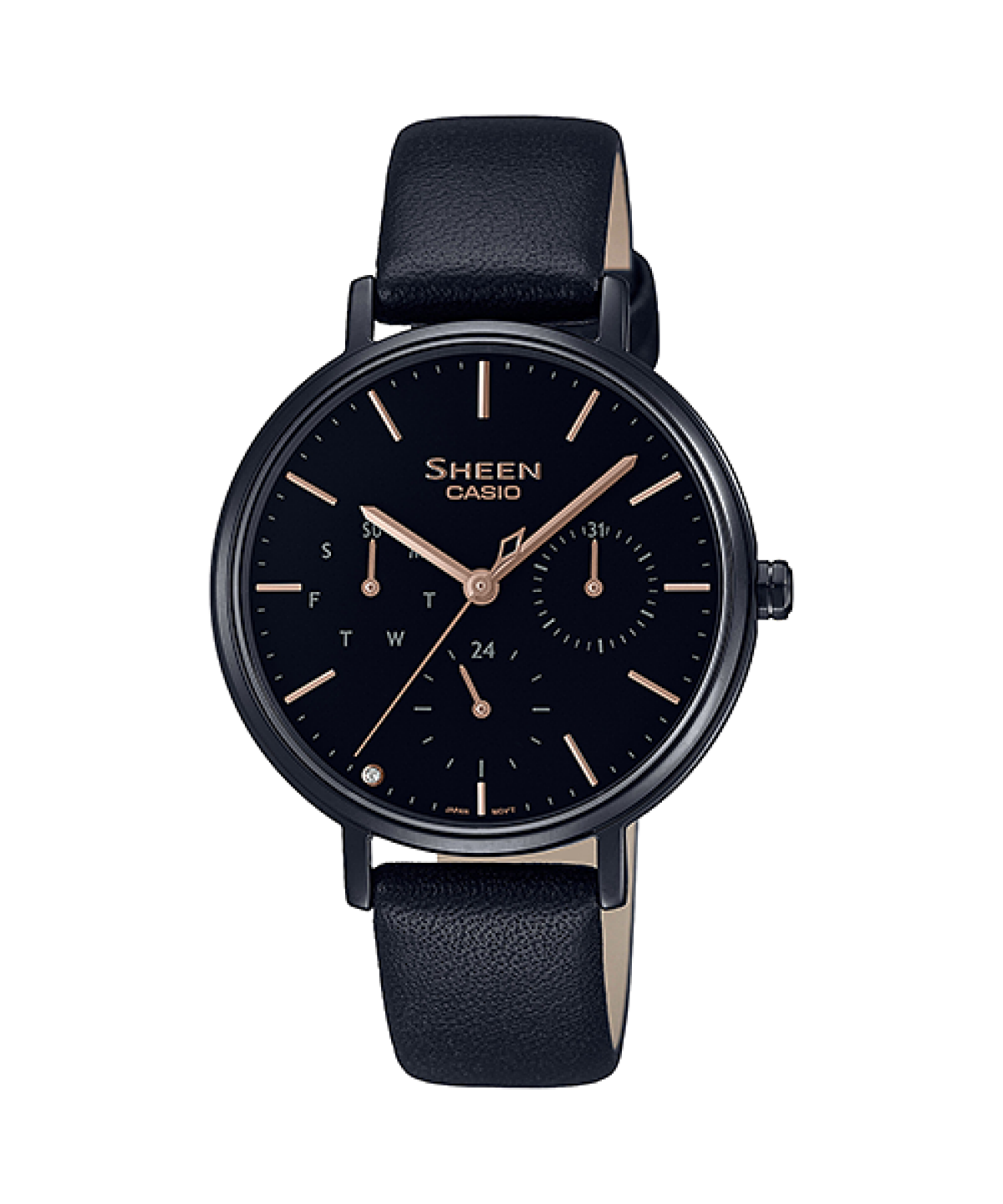 SHEEN SHE-4541BL-1A 手錶 黑色 #1