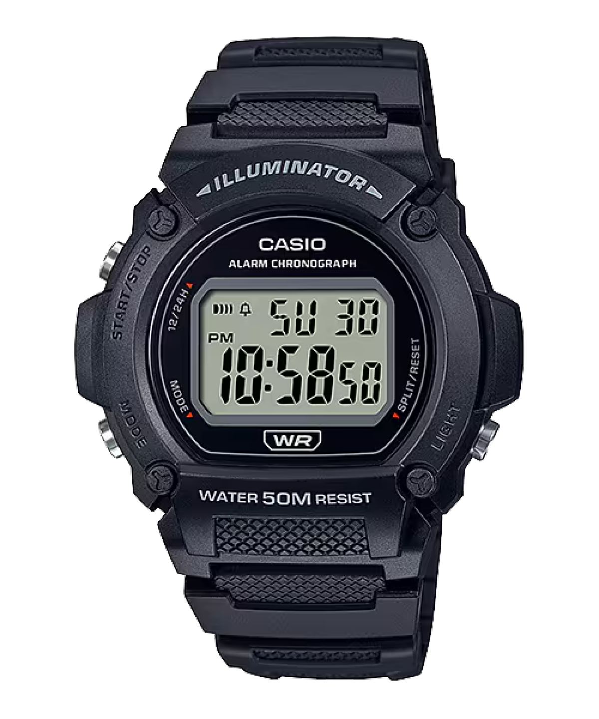 CASIO W-219H-1AV 手錶 黑色 #1