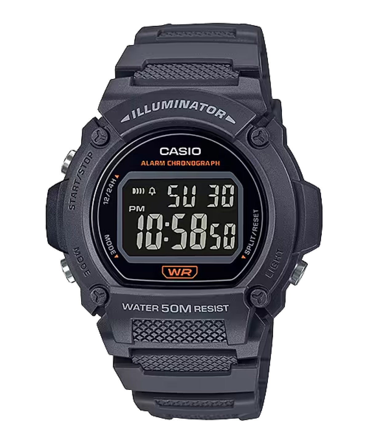 CASIO W-219H-8BV 手錶 灰色 #1