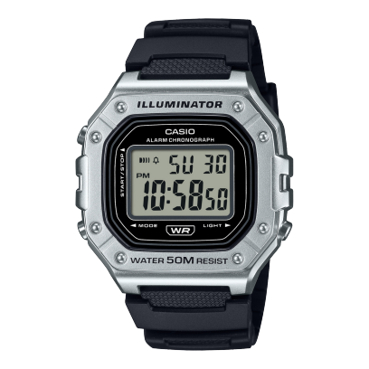 CASIO W-218HM-7AV 手錶 銀色 #1