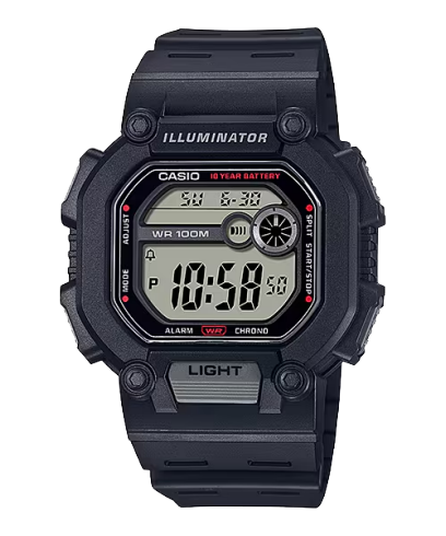 CASIO W-737H-1AV 手錶 黑色 #1