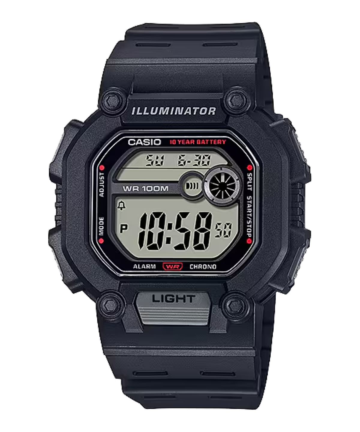 CASIO W-737H-1AV 手錶 黑色 #1