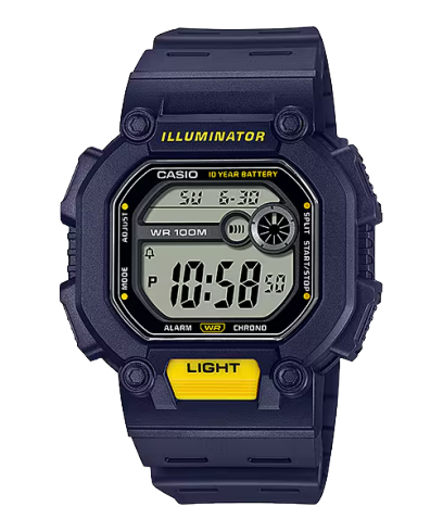 CASIO W-737H-2AV 手錶 藍色、淺藍色 #1