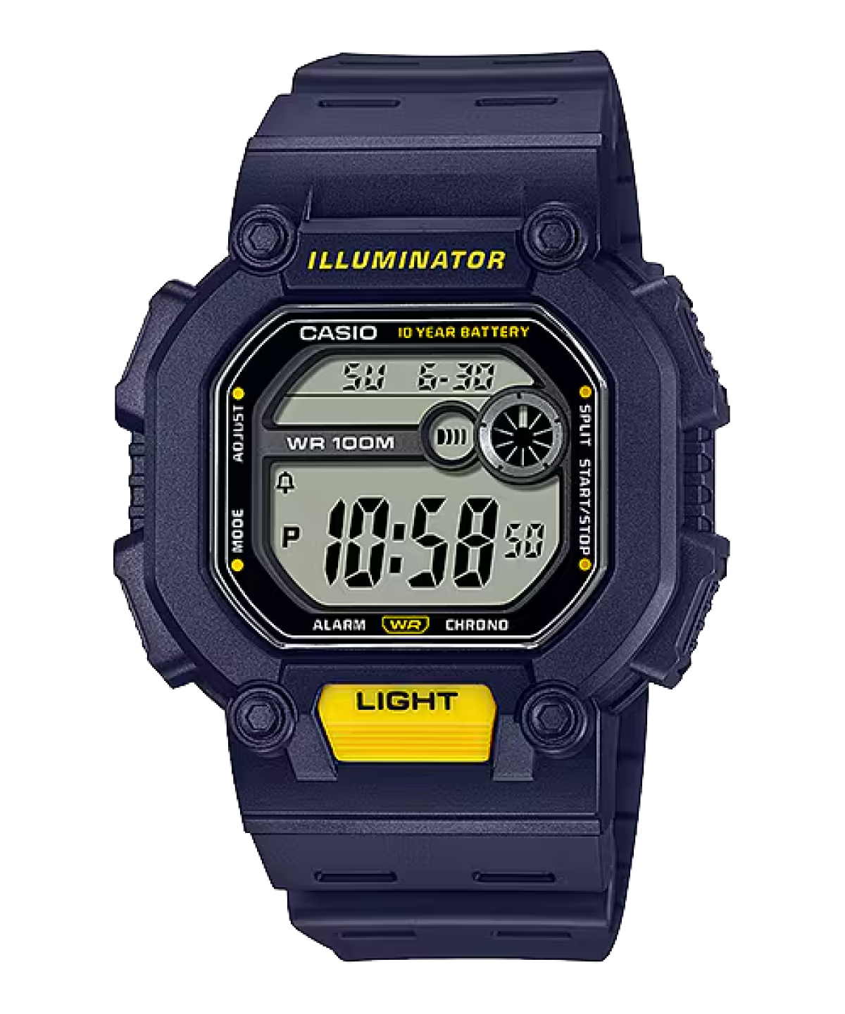 CASIO W-737H-2AV 手錶 藍色、淺藍色 #1