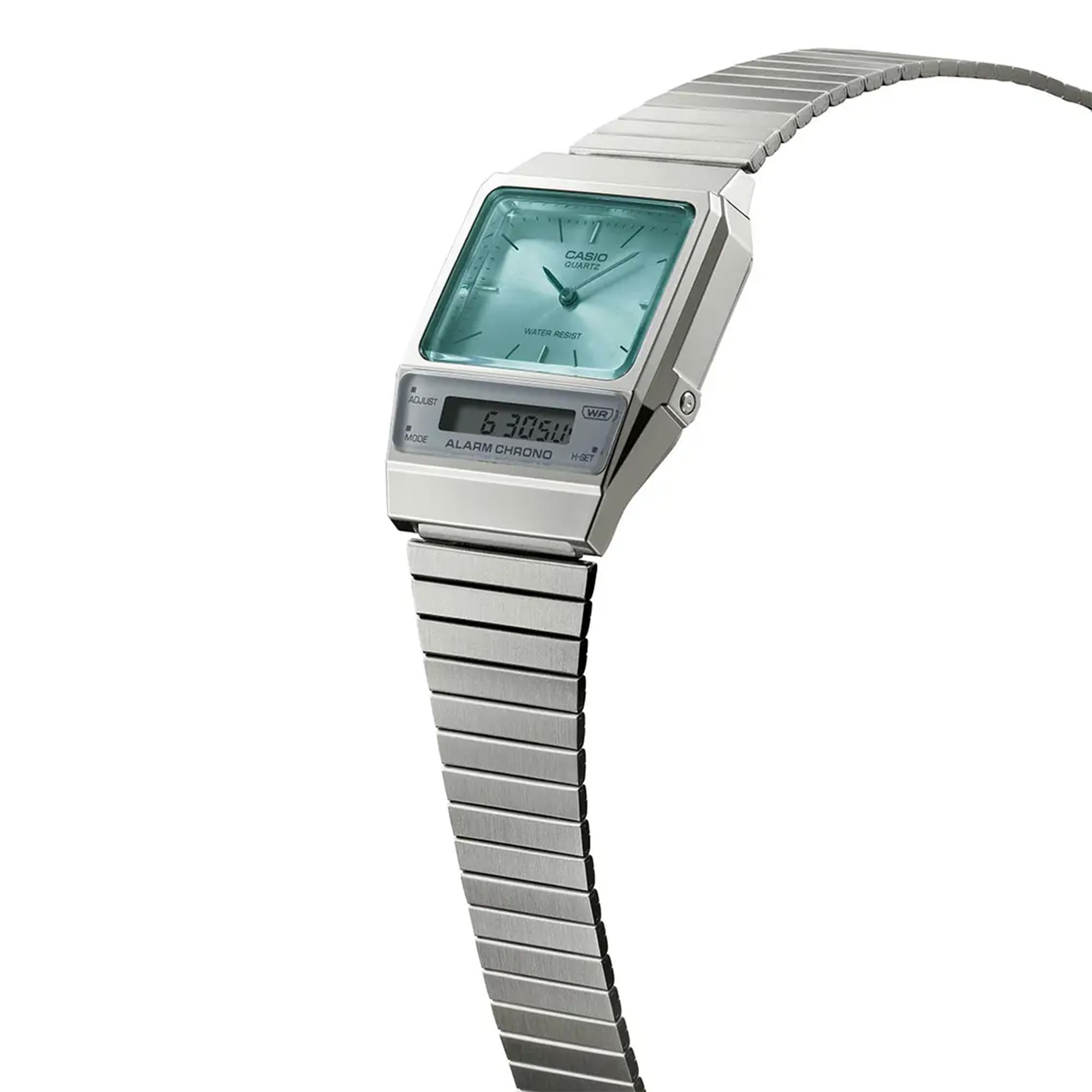 Uhr Casio Vintage Maxi AQ-800EC-2AEF Silberfarben