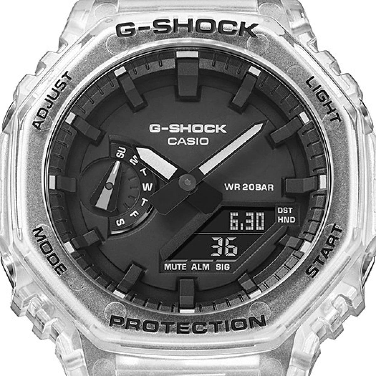 G-SHOCK GA-2100SKE-7AJFスケルトン G-Shock Transparent Pack including GA-2100SKE-7A - G-Central