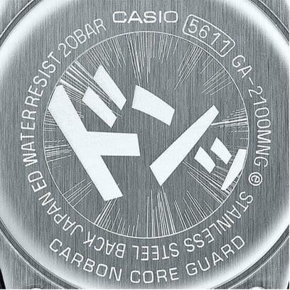 GA-2100MNG-2A Back engraving