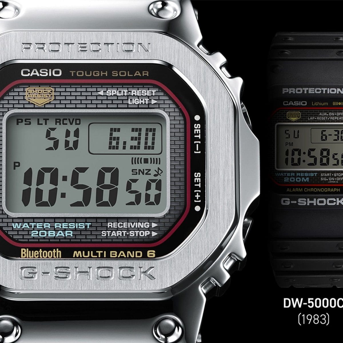 GMW-B5000D-1C A direct descendant of the original G-SHOCK design