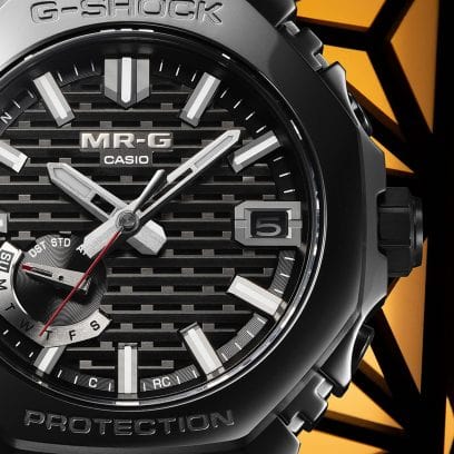 MRG-B2100B-1A Dial design inspired by kigumi concept from Japanese aesthetics