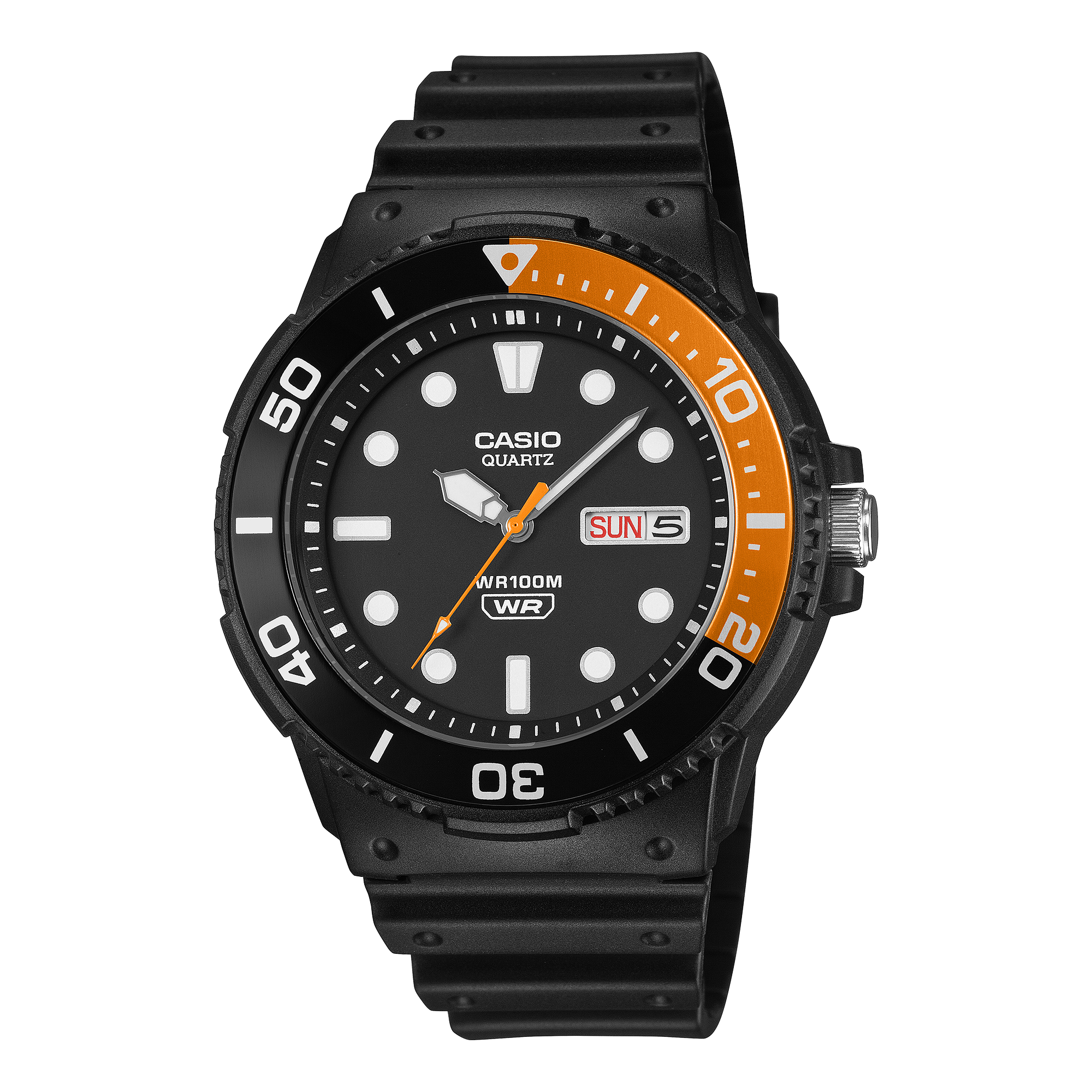 Casio MRW-230H-1E4V NEW Men's Watch Black Dial Resin Strap Analog