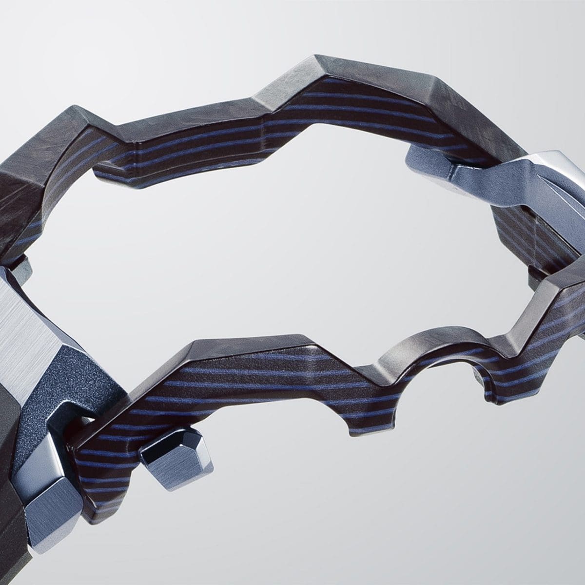 MTG-B4000B-1A2 Multi-layered carbon frame design for a side view exuding strength and beauty