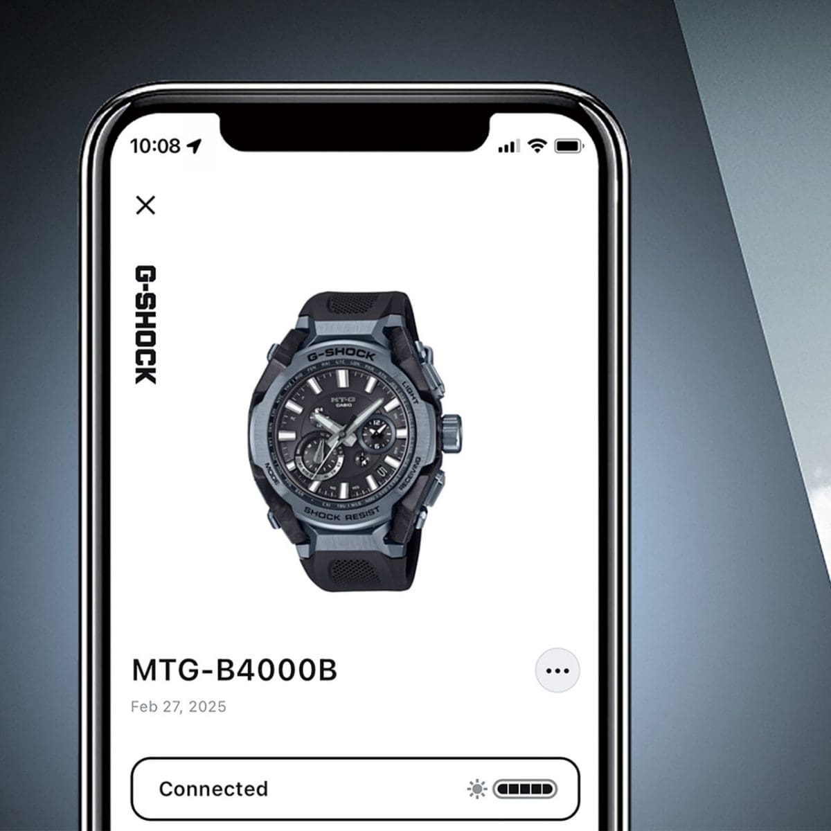 MTG-B4000B-1A2 Solar-powered timekeeping with Bluetooth® and radio control for enhanced accuracy and reliability