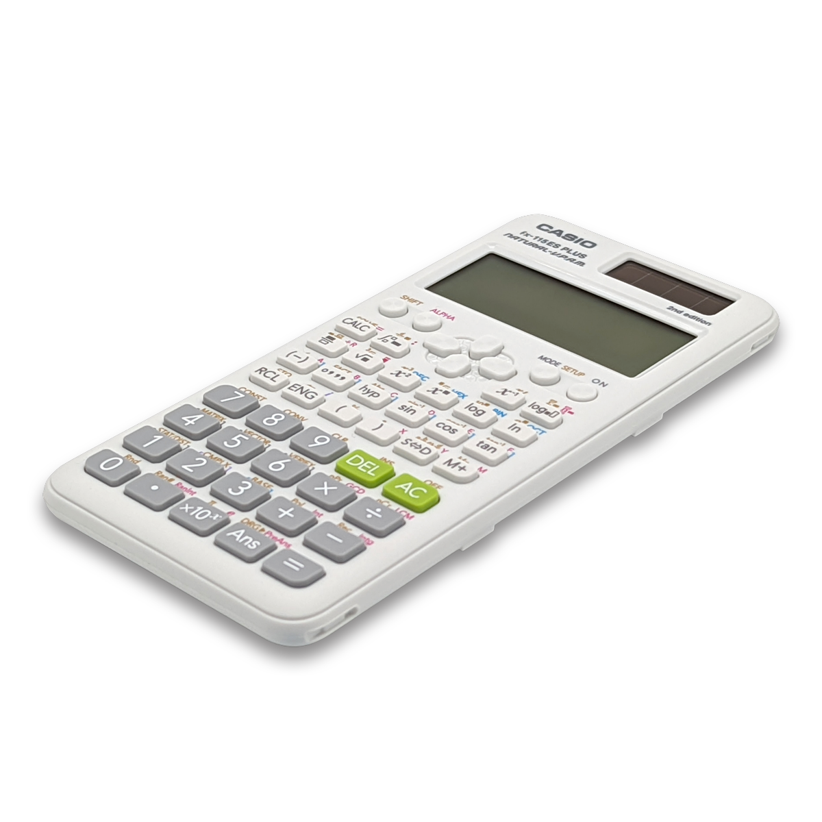 Casio FX-115ESPLUS2 Scientific Calculator, Natural Textbook Display, White