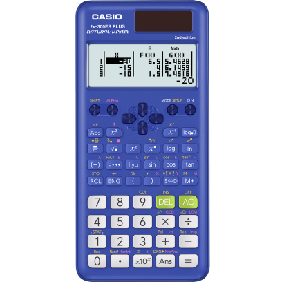 Scientific & Fraction fx-300ES PLUS 2nd Edition Blue Calculators #1