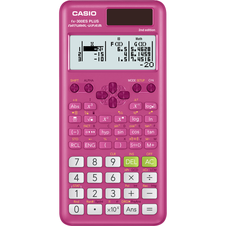 fx300ES PLUS 2nd Edition Pink Pink Scientific Calculator CASIO