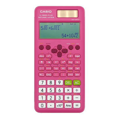 Scientific & Fraction fx-300ES PLUS 2nd Edition Pink Calculators #8