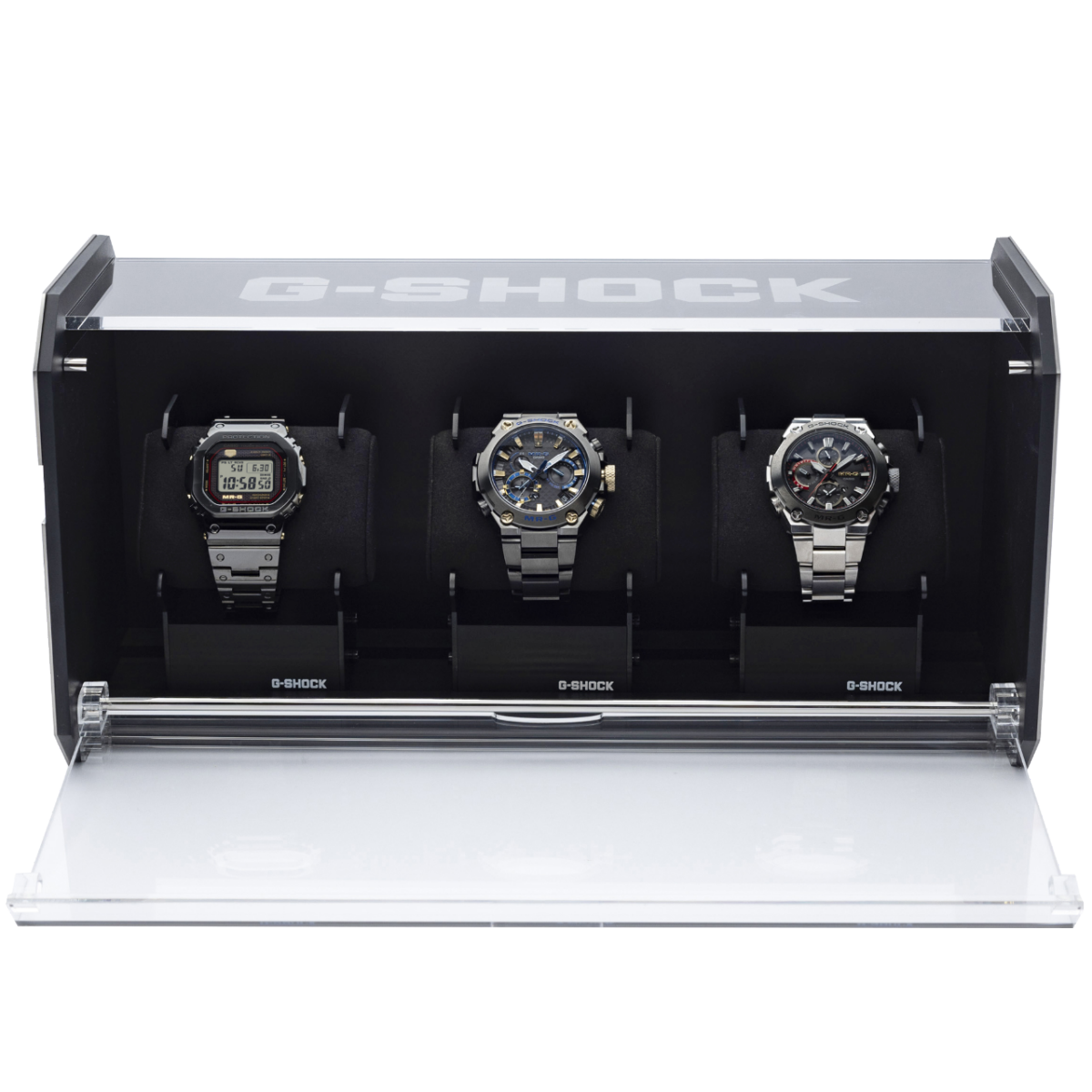 G-SHOCK コレクションディスプレイ gs-coldispset G-SHOCK 3 Watch Collection Display Case | CASIO