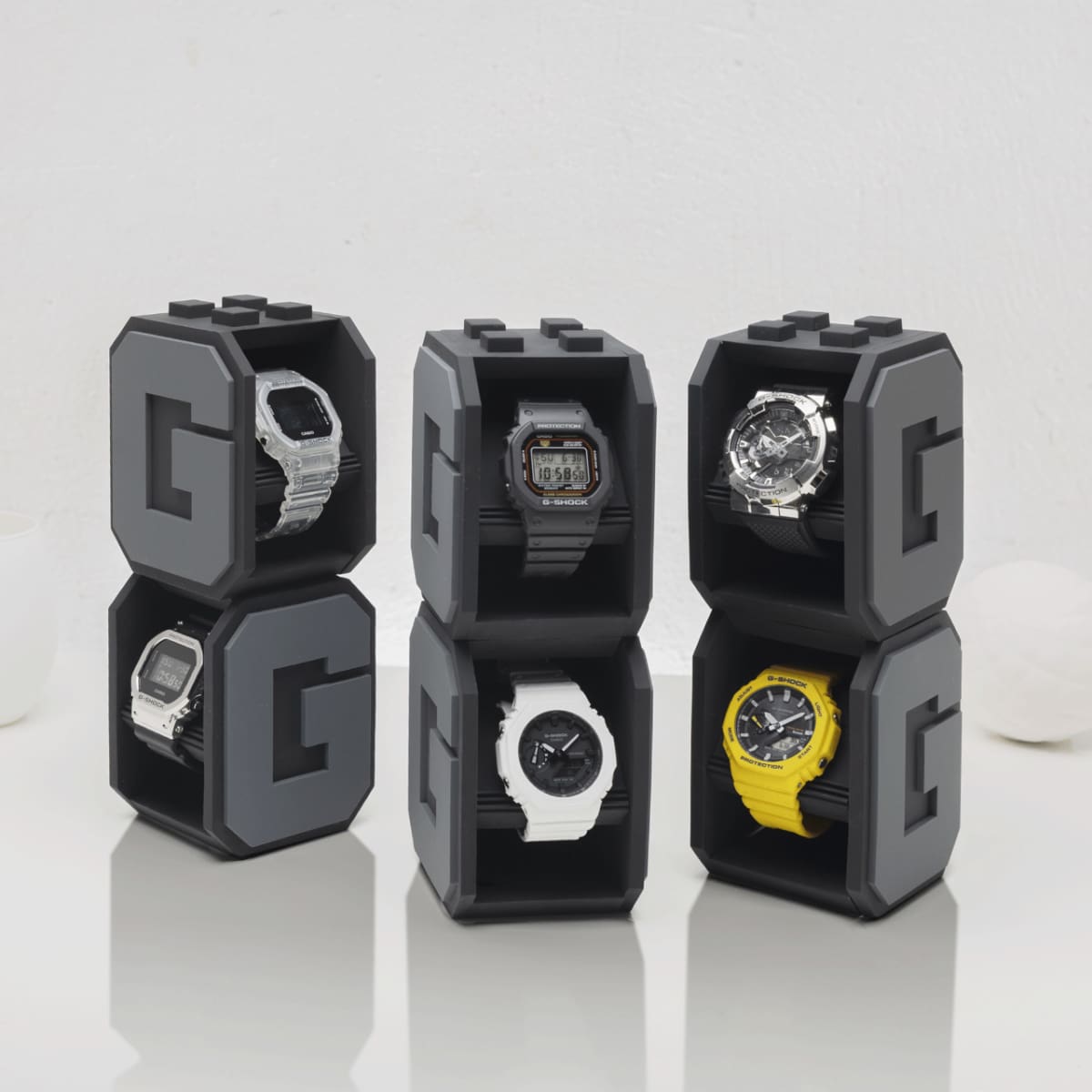 G-SHOCK Stacking Watch Stand, Set of 2（GS-STWATSTD2P） | CASIO