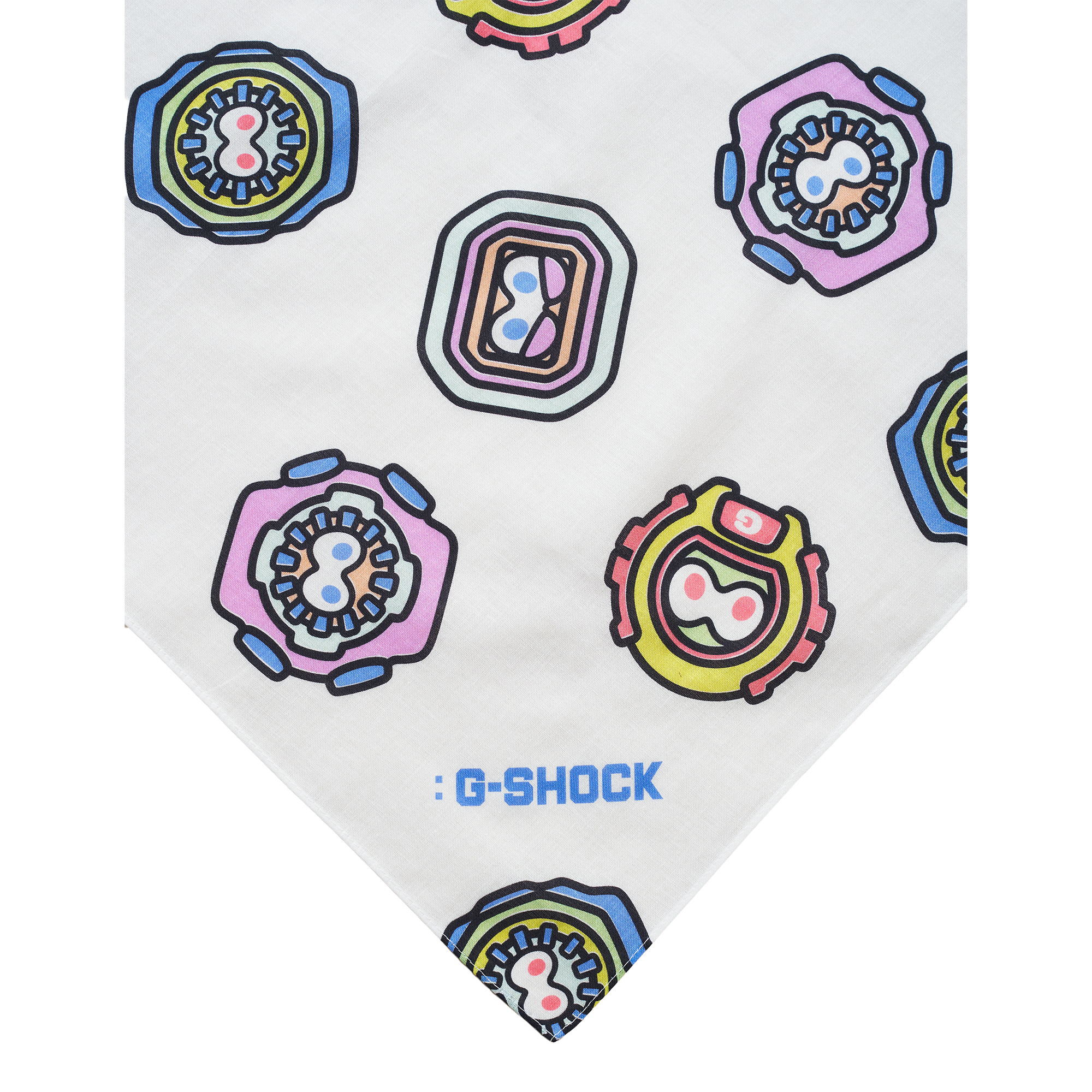 NIGO : G-SHOCK FACE PATTERN BANDANA | CASIO