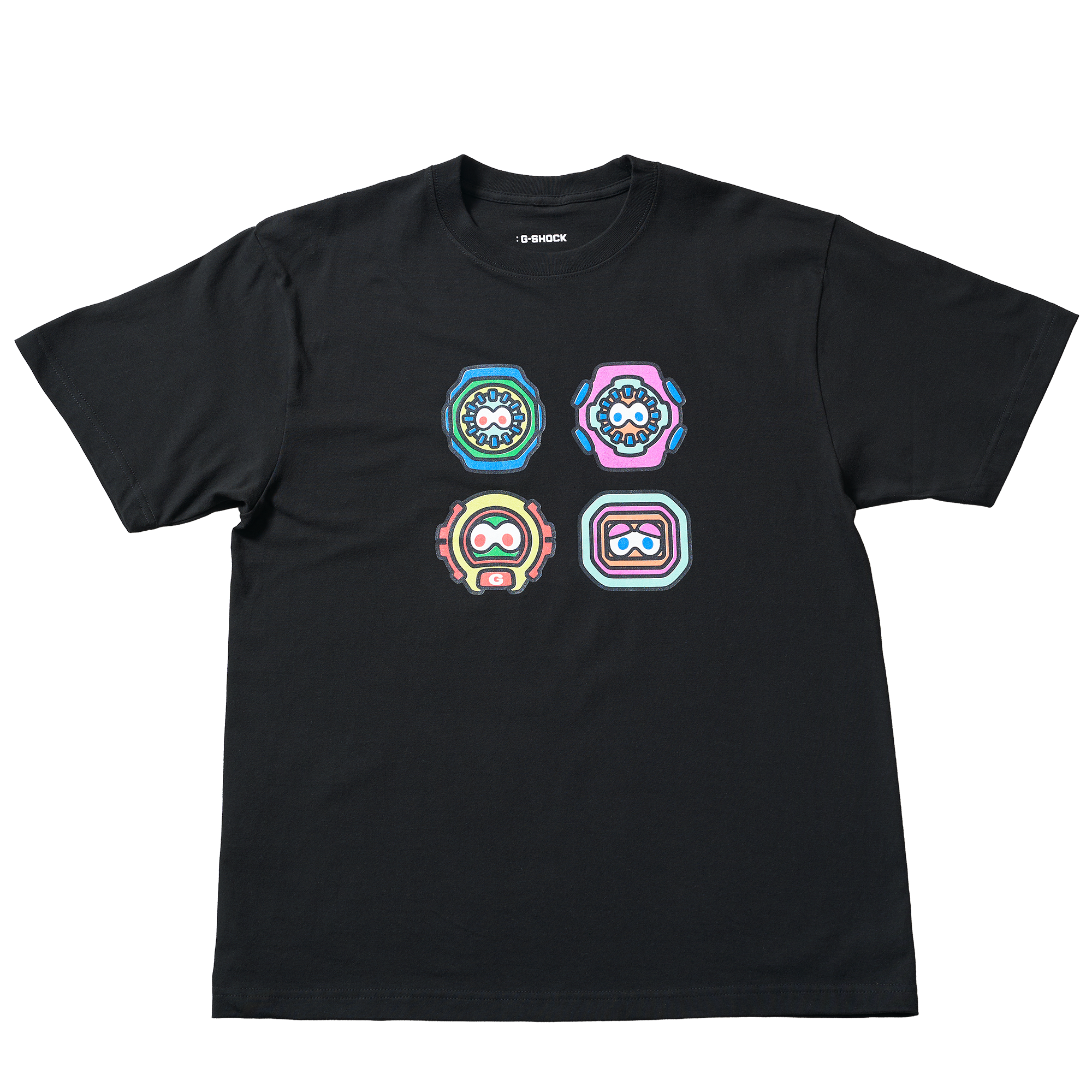 NIGO : G-SHOCK FOUR FACE SIMPLE T-SHIRT BLACK L