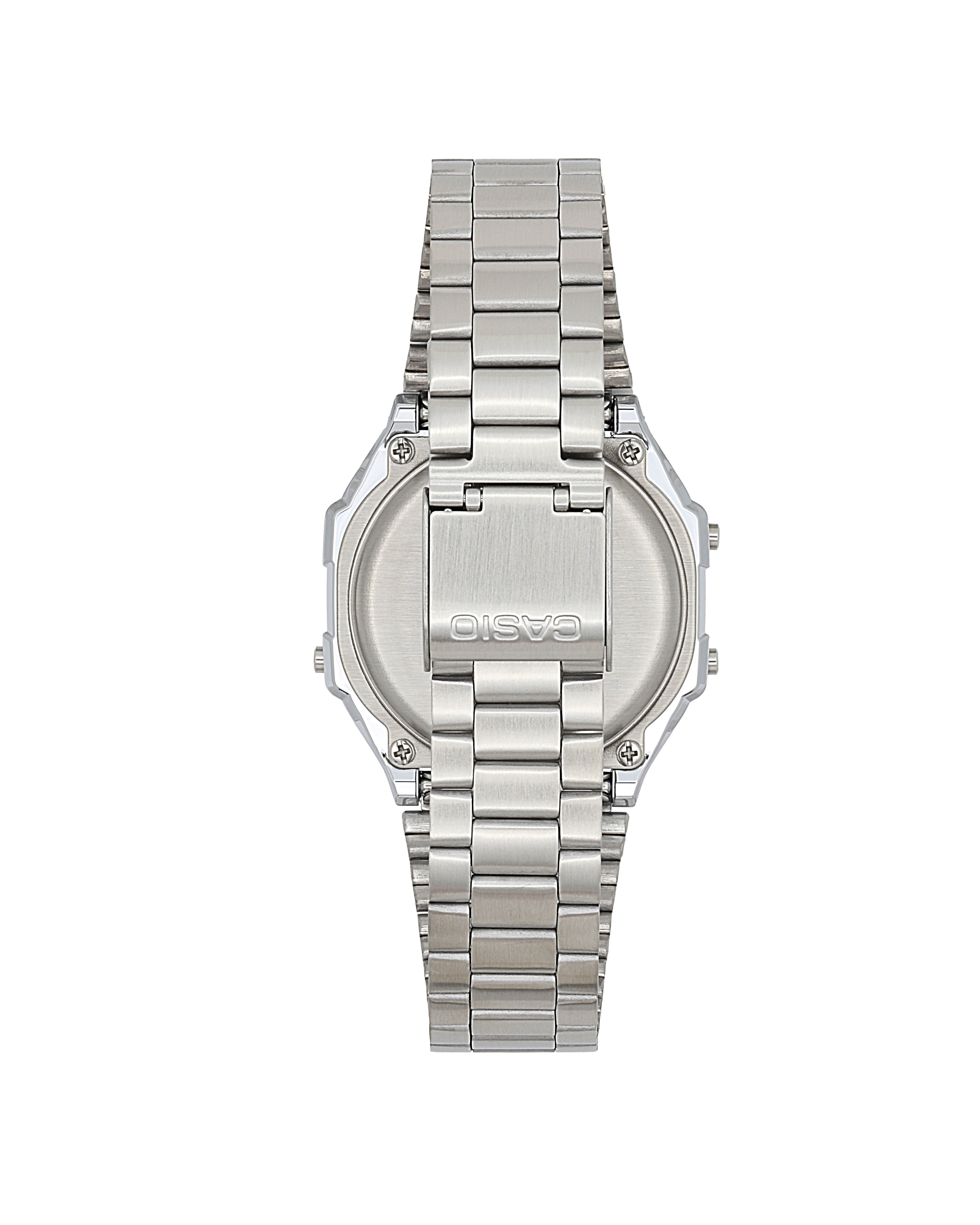 SE-S1O　CASIO A168W-1 | Vintage Silver and Black Metal Watch | CASIO