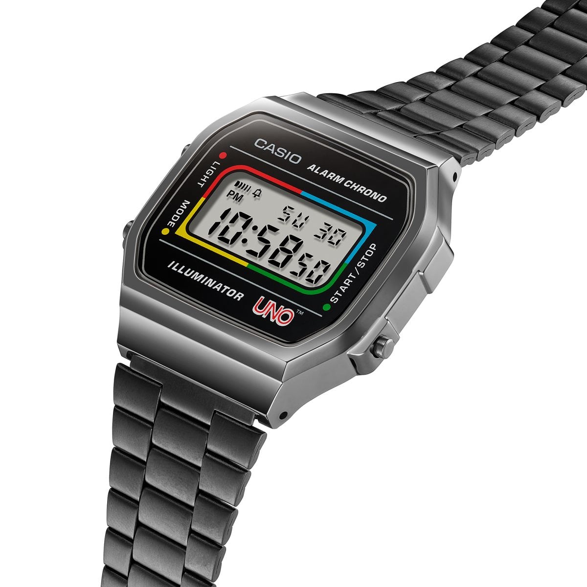 【新品】CASIO UNO コラボレーションモデル A168WEUC-1AJR A168WEUC-1A | CASIO VINTAGE Black | CASIO