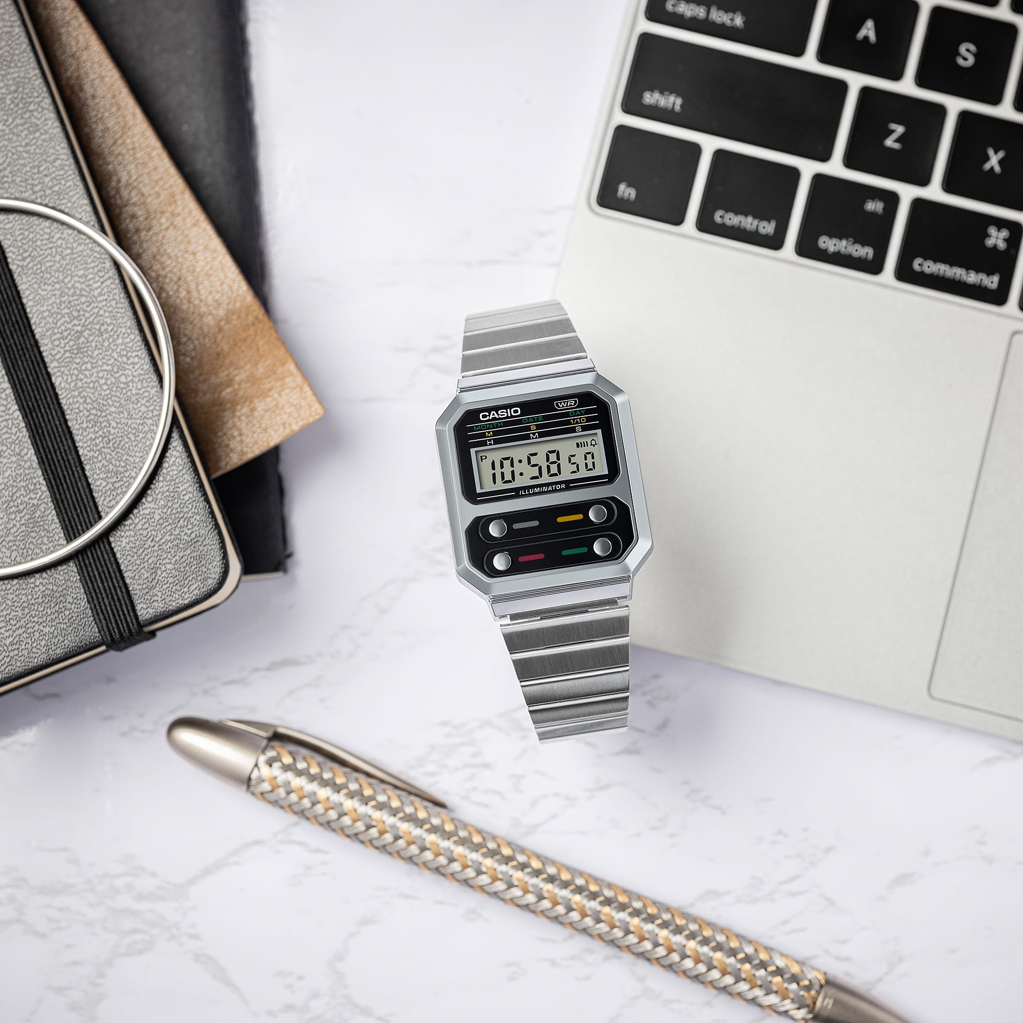 時計 CASIO A100 GUN LLIC A100WEGG-1AJF | CASIO
