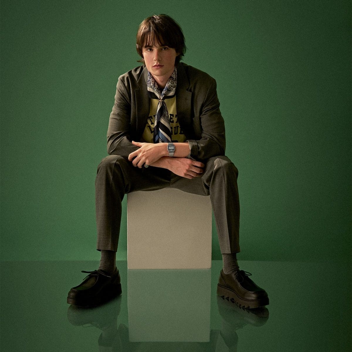 A700W-1A | Vintage Stainless Steel Silver Watch | CASIO