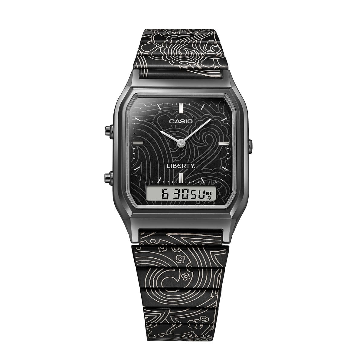 ま*き様 CASIO LIBERTYコラボ AQ-230 チープカシオ 限定 ア AQ230EBLT-1A | CASIO VINTAGE Gray | CASIO