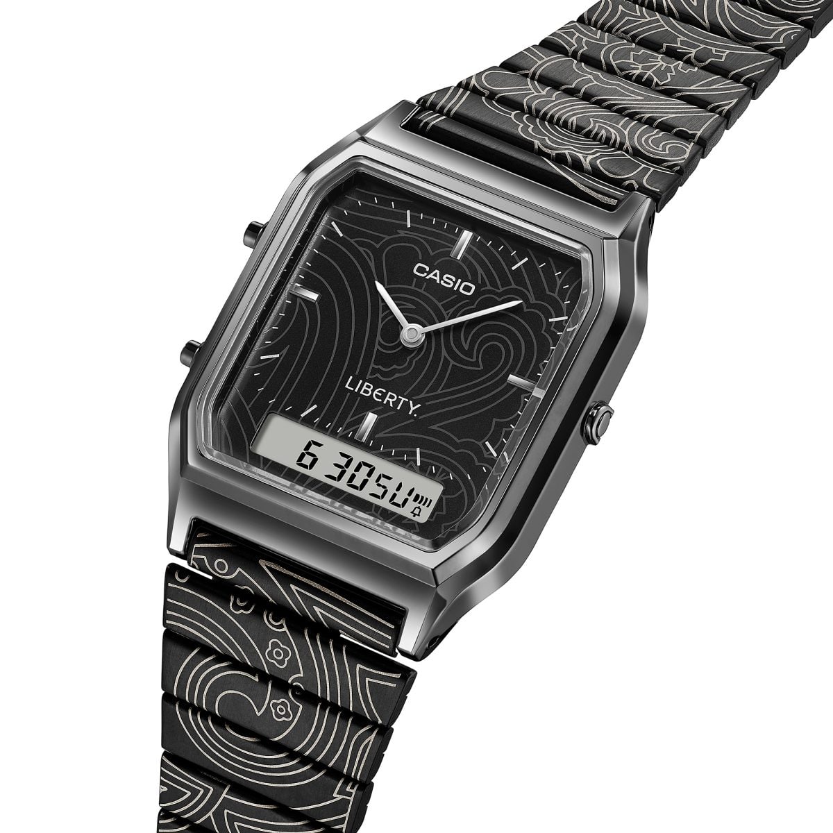 ま*き様 CASIO LIBERTYコラボ AQ-230 チープカシオ 限定 ア AQ230EBLT-1A | CASIO VINTAGE Gray | CASIO