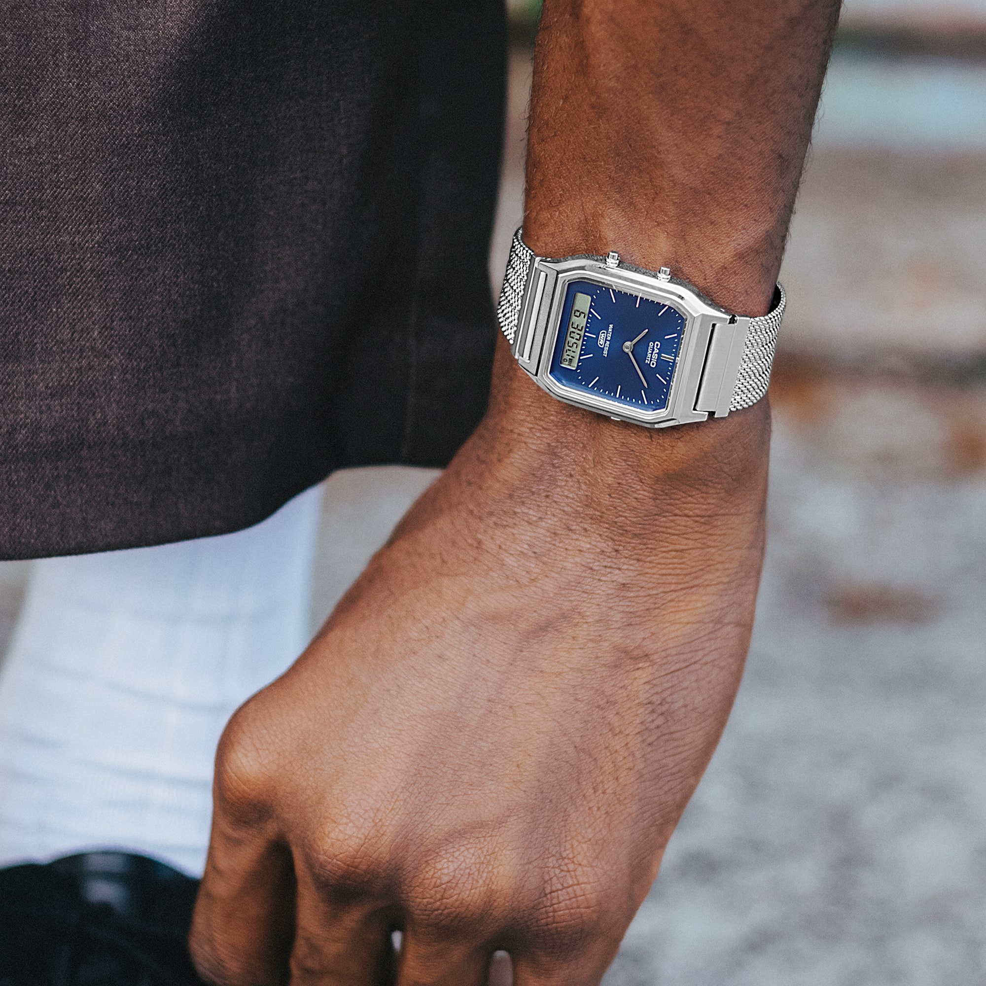 AQ230EM-2A | CASIO VINTAGE Silver | CASIO