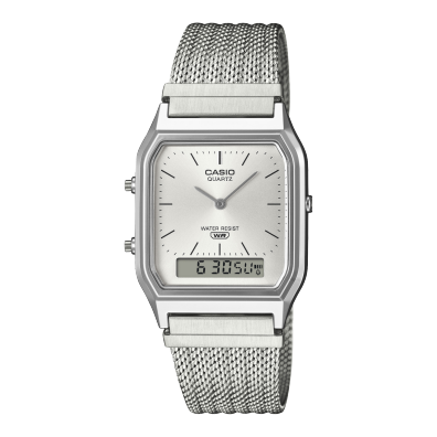 AQ230A-7AVT | Vintage Silver Watch | Casio AQ230 Series | Casio
