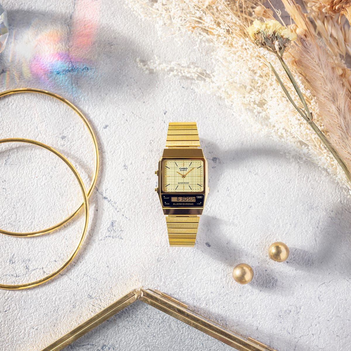 AQ800EG-9A | CASIO VINTAGE Gold | CASIO