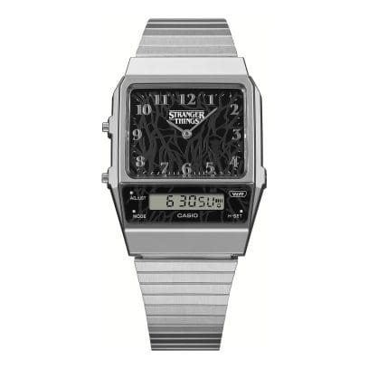 時計 CASIO stranger things AQ-800EST-1AJR AQ800EST-1A | CASIO VINTAGE Silver | CASIO