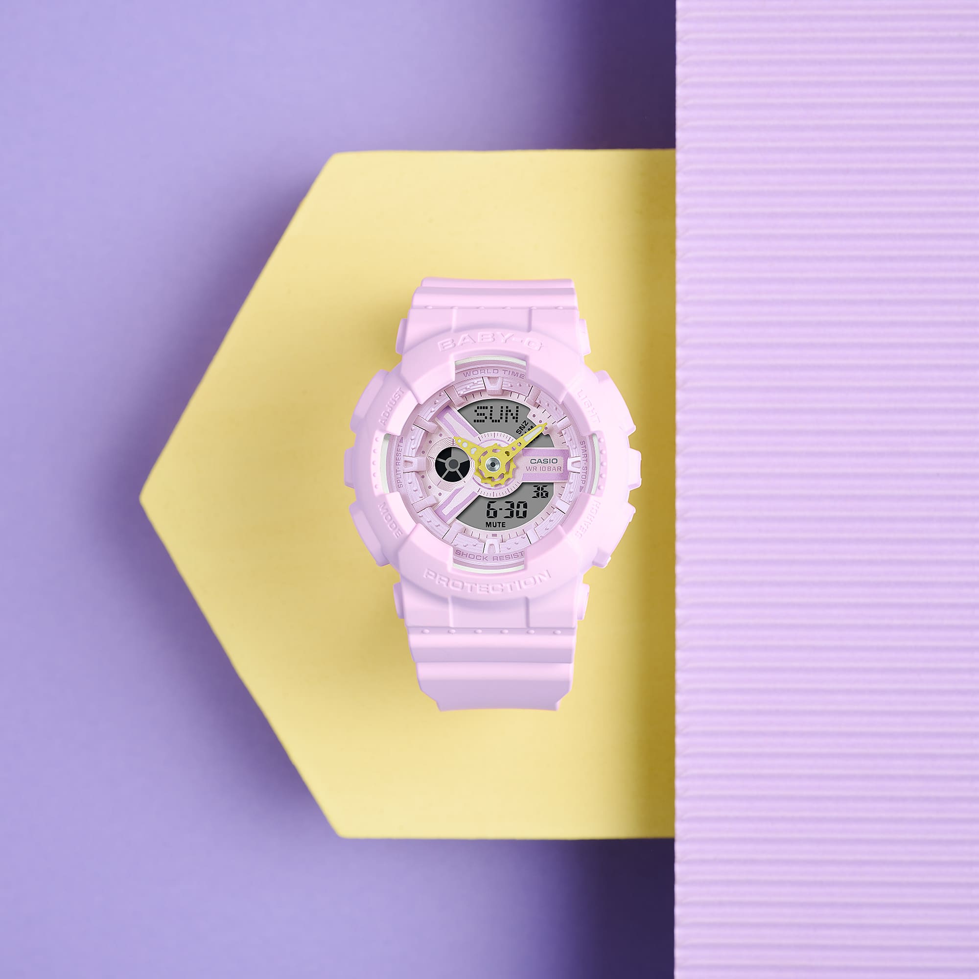 BA110AH-6A | BABY-G ANALOG DIGITAL Purple | CASIO