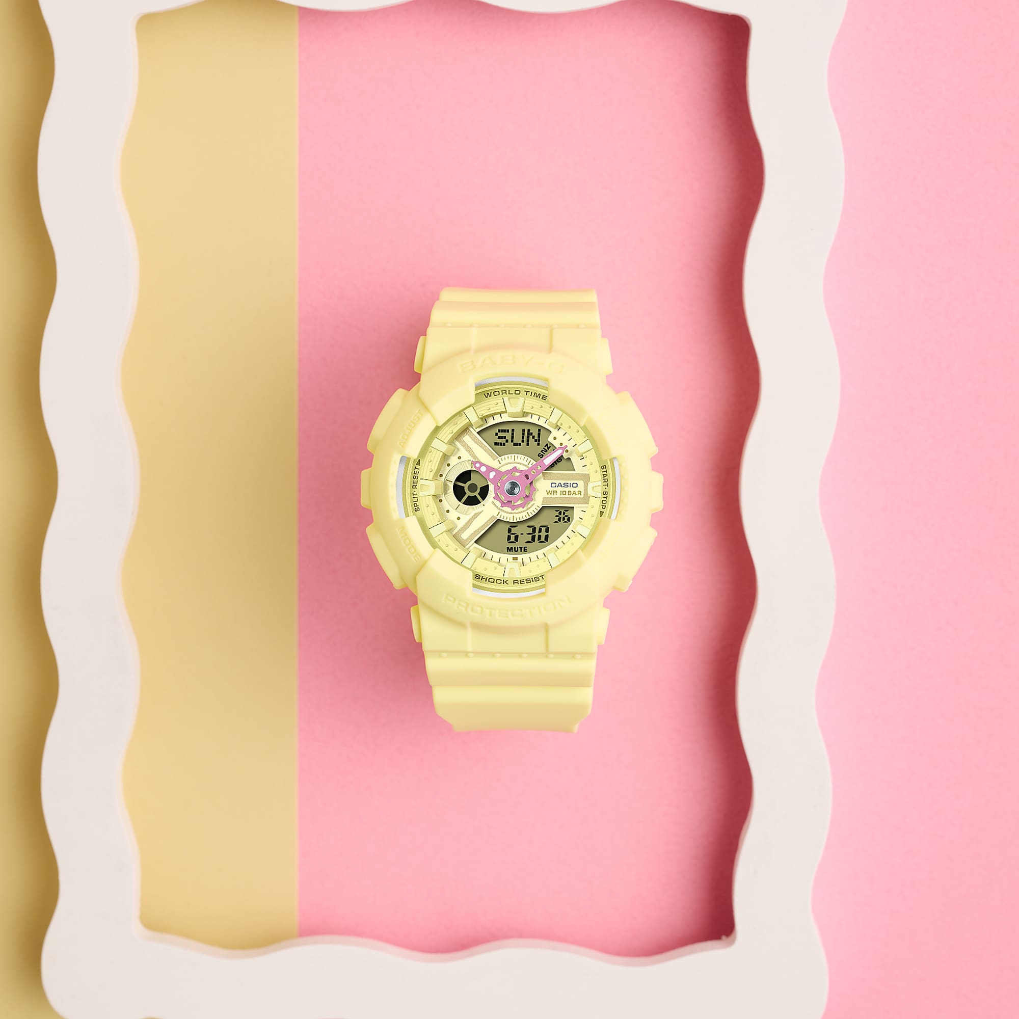 BA110AH-9A | BABY-G ANALOG DIGITAL Yellow | CASIO