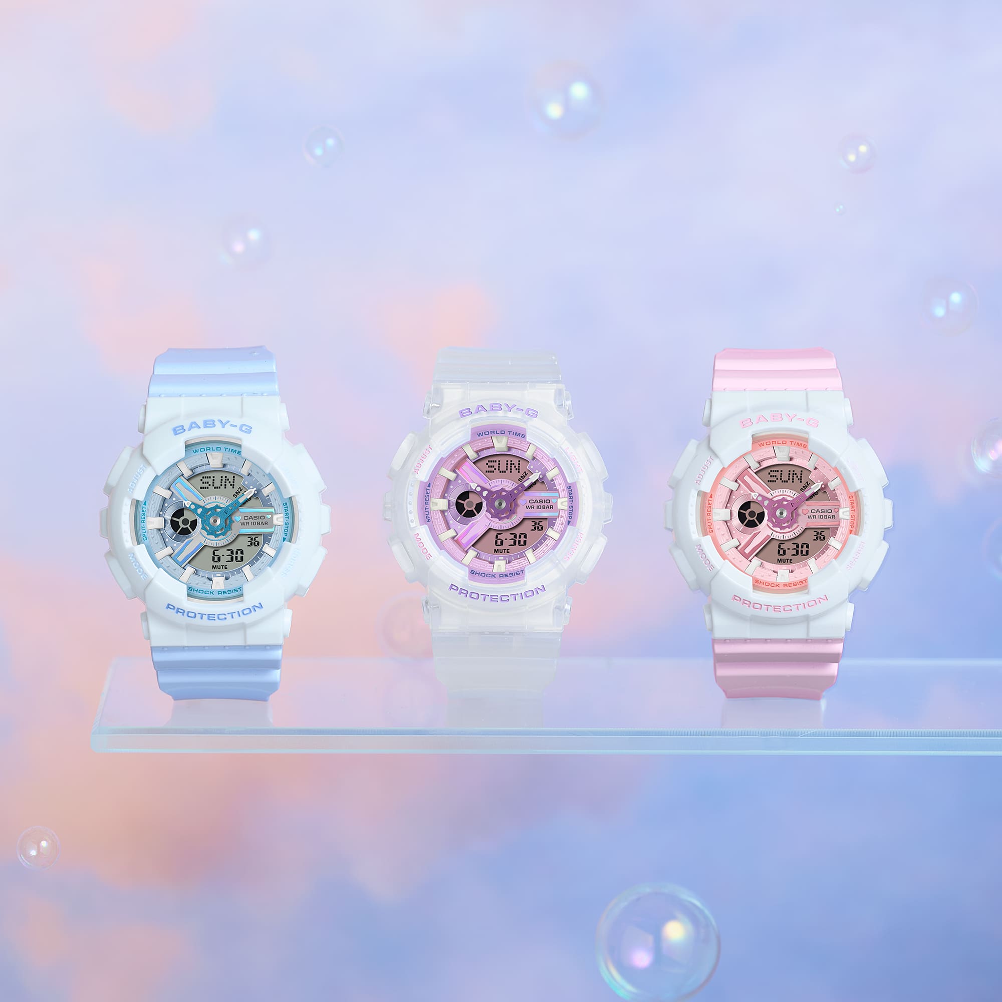 BA110PD-2A | BABY-G ANALOG DIGITAL White | CASIO