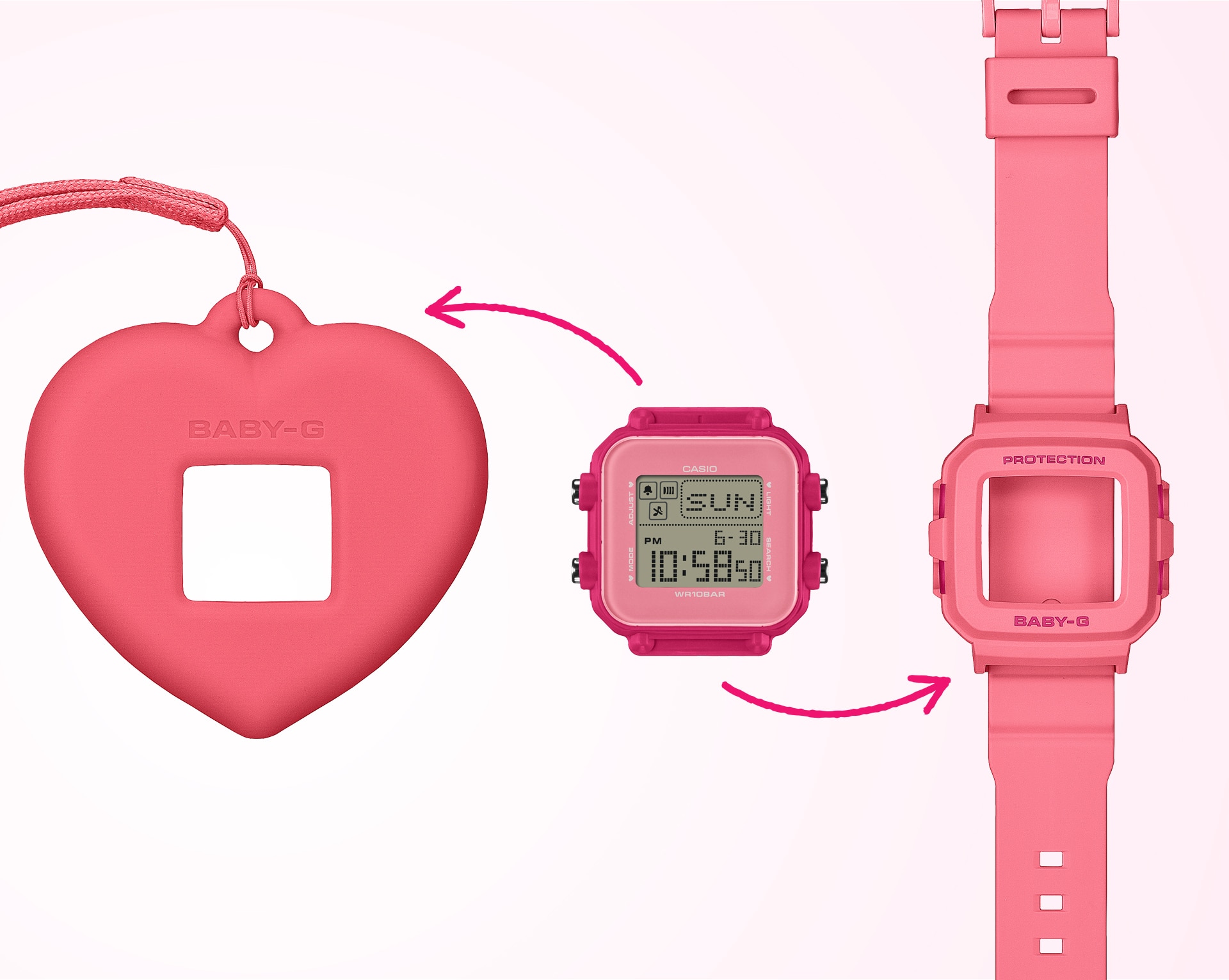 BGD10KH-4 | BABY-G DIGITAL Pink | CASIO