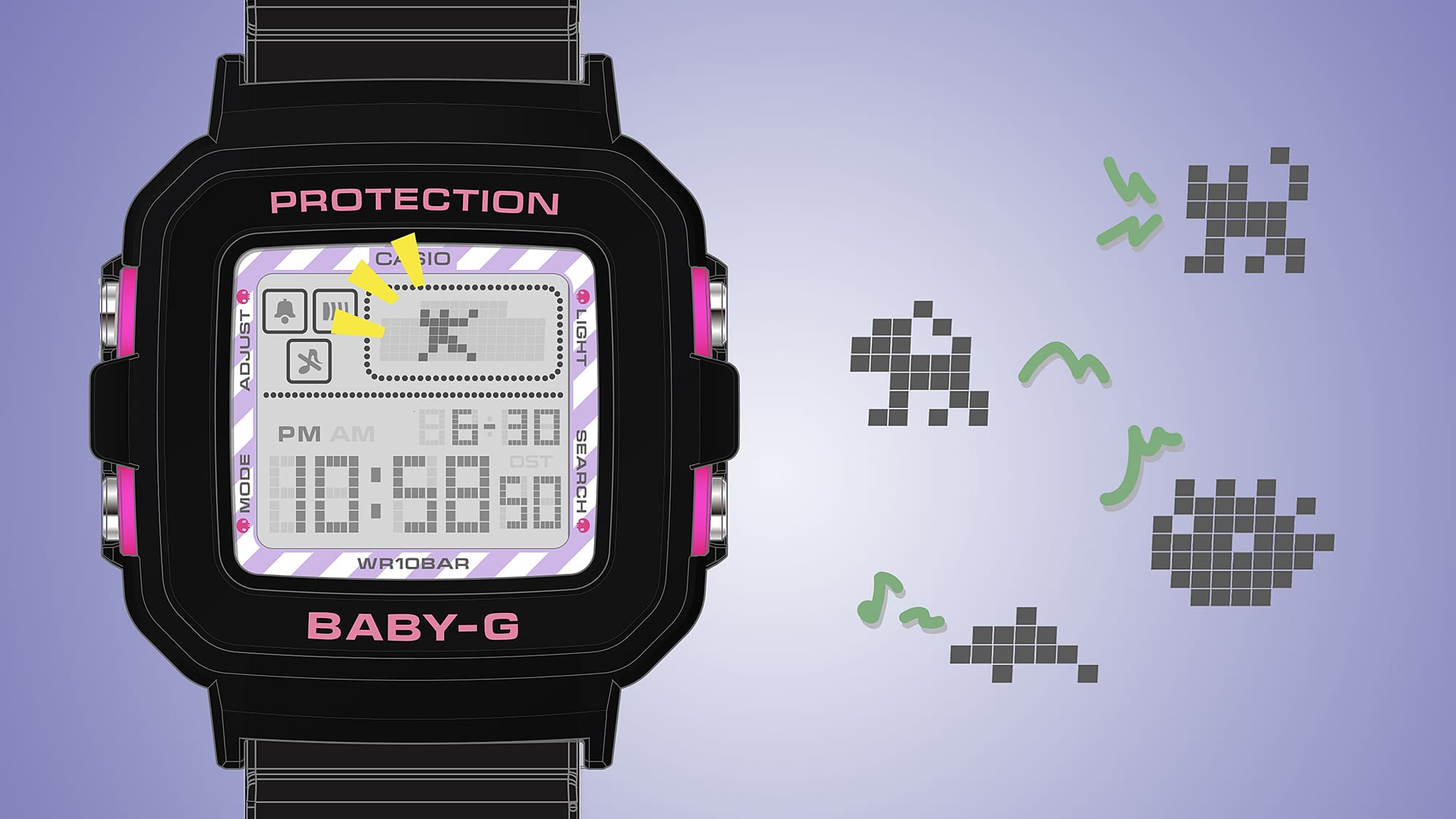 BGD10KKM-1 | BABY-G DIGITAL Black | CASIO