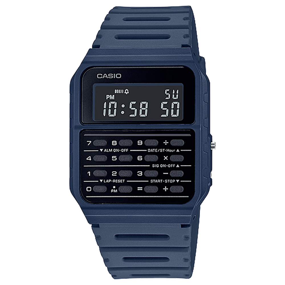 CA53WF-2B | Navy Blue Data Bank Watch | CASIO