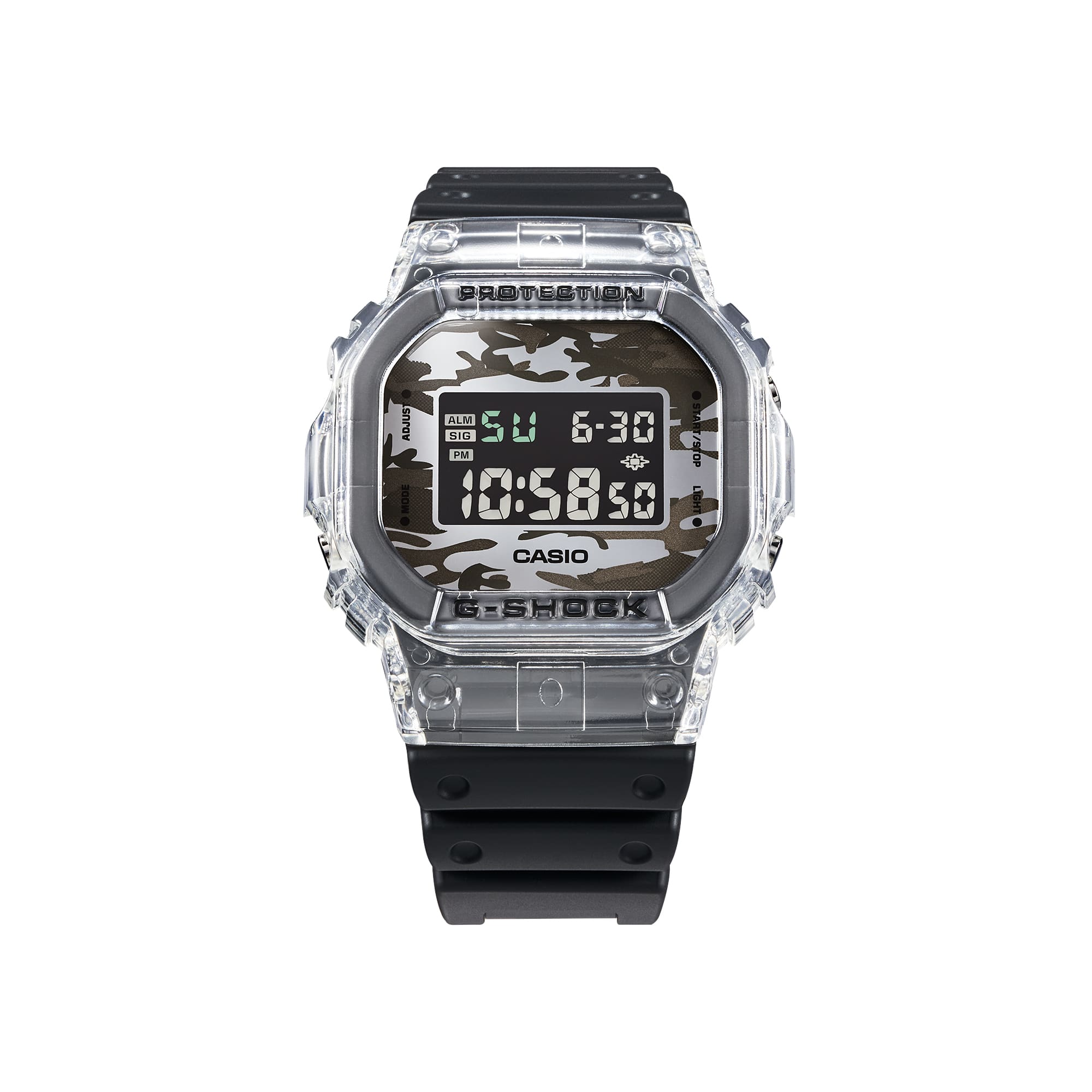 DW5600SKC1 Transparent Digital Color Watch GSHOCK CASIO